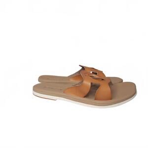 ONCAI Women's Tan Slide Sandals Size 10